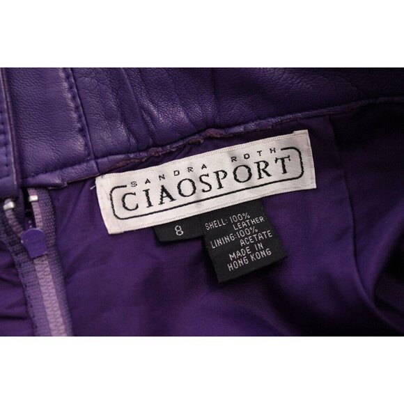 Elegant Purple Midi Skirt - Picture 9 of 9